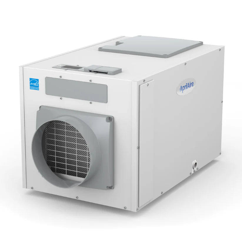 AprilAire E080 Pro Dehumidifier Bundle - 80 Pint Whole House Dehumidifier - Full Complete Kit - Crawl Spaces, Basements, Whole Homes, Commercial up to 4,400 sq. ft - 5 Year Warranty