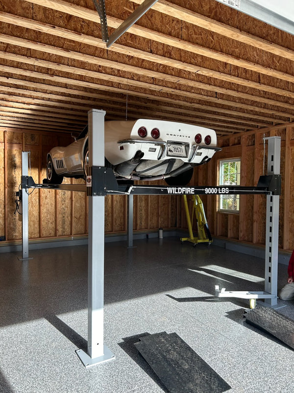 9,000 LB Heavy-Duty 4-Post Storage Lift