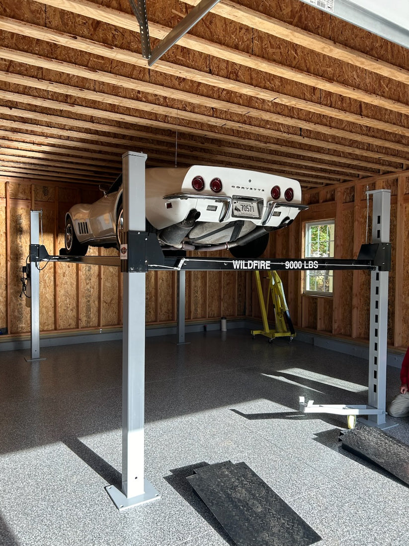 9,000 LB Heavy-Duty 4-Post Storage Lift